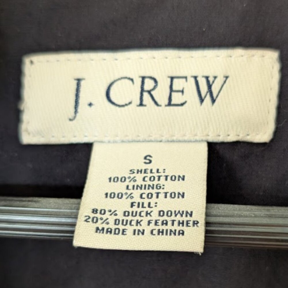 J.Crew Men’s Down-Filled Vest – Cotton, Warm, Size S - Picture 3 of 3